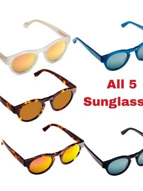 5 Pair Sunglasses Bundle – Premium Quality
